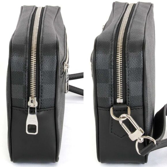 Louis Vuitton Pochette Kasai Clutch Bag Damier Graphite Canvas - Picture 3 of 9